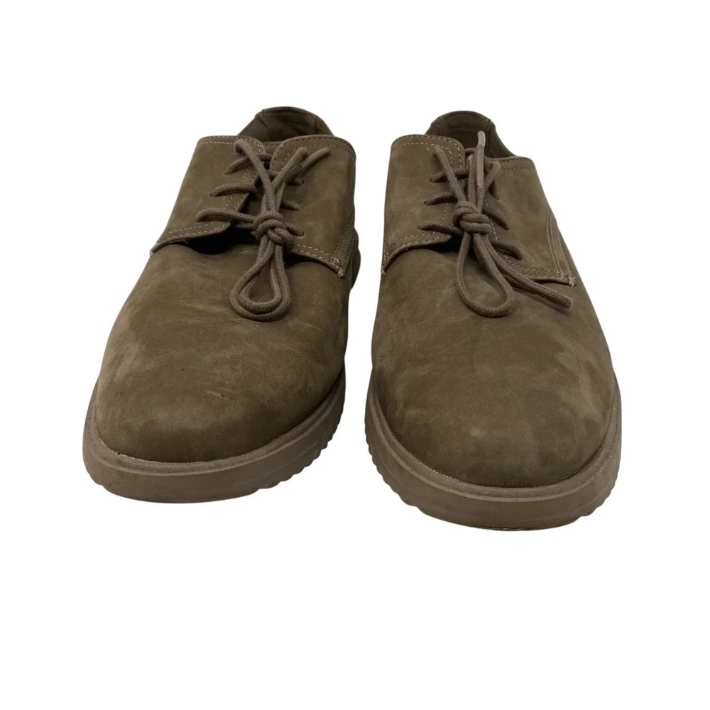 Cole‎ Haan Grand+ Modern Craft Brown Suede Wingtip Oxford Shoes C39619 Mens 11M